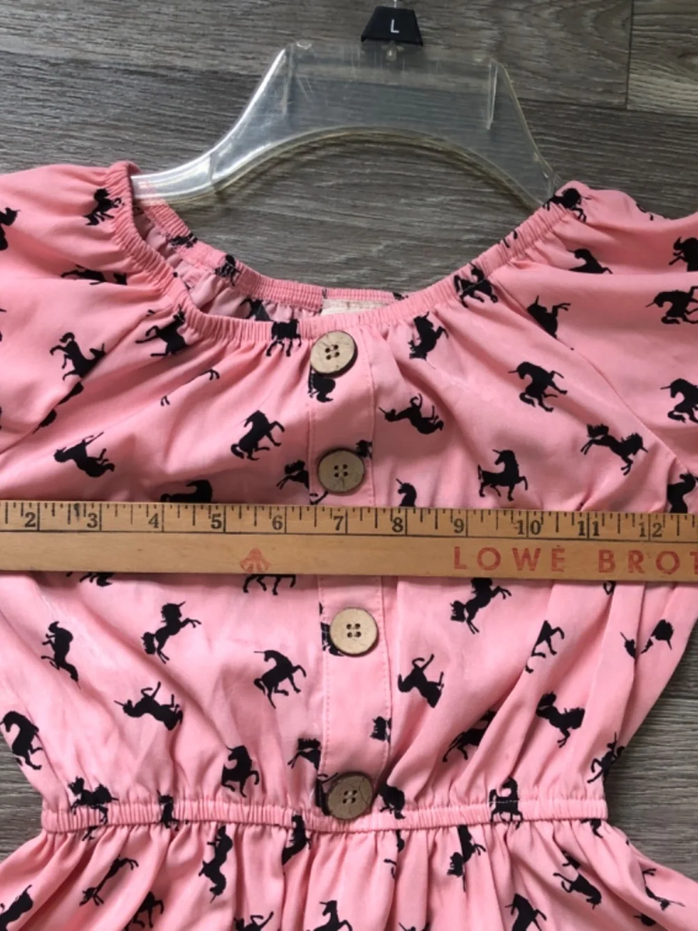 Lily Bleu pink unicorn girls dress size 8